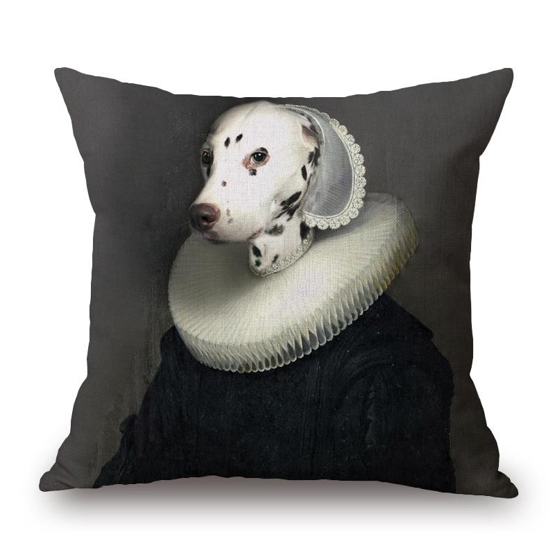 Sheep Dog Cosplay Throw Pillow Case Home Decor Animals Posters Painting Cushion Cover Xcm