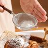 304 Stainless Steel Flour Sieve Set with Walnut Handle
