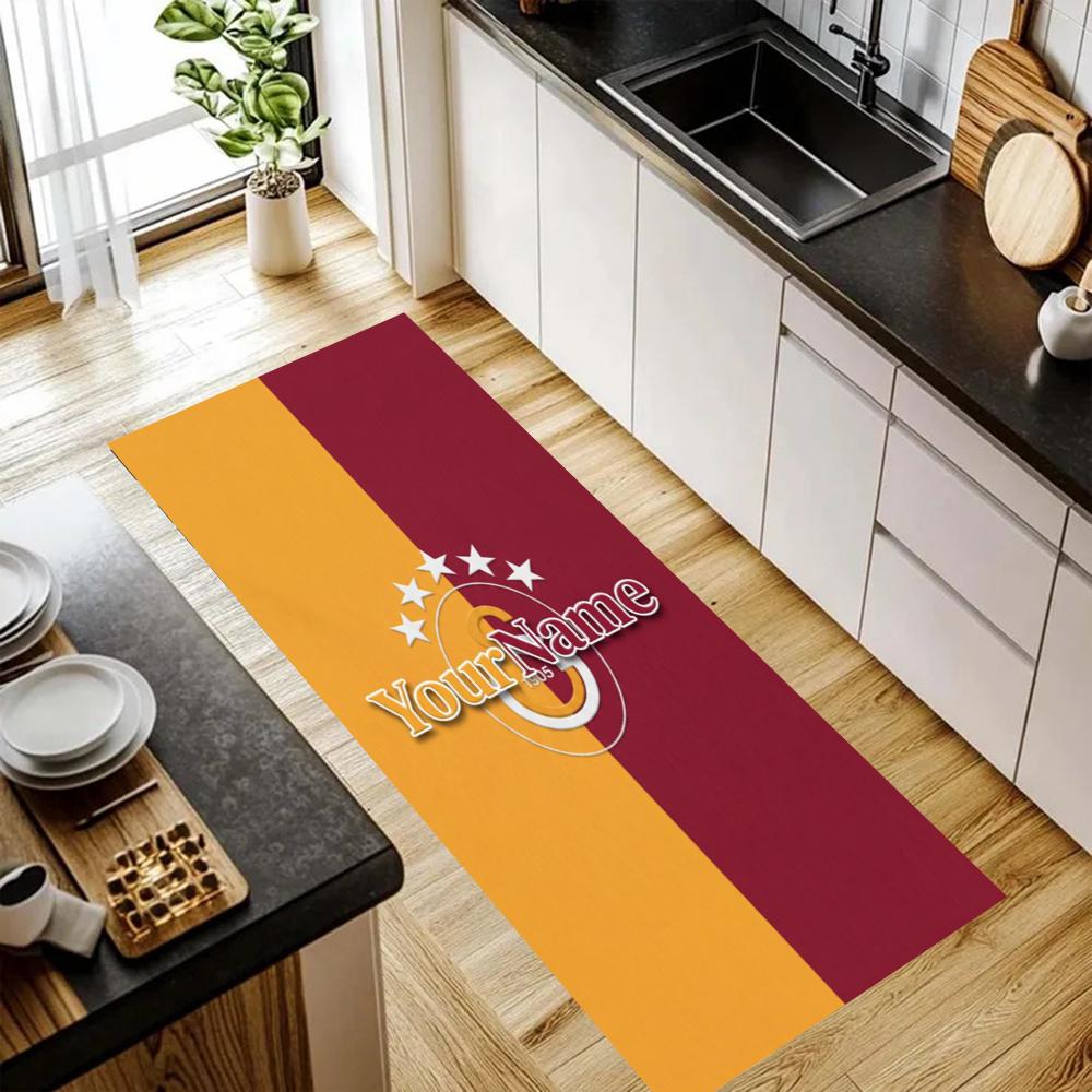 Galatasaray Customize Your Name Kitchen Rug Runner Rug Laundry Mat Hallway Entryway The Best Gift Choice