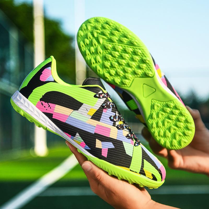 Spike football shoes men's low-top artificial flat broken nails youth shoes competition training shoes