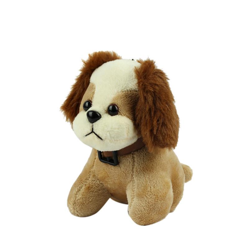 Plush Delightful Dog Figure Keychain For Kids And Adults In Various Colors
