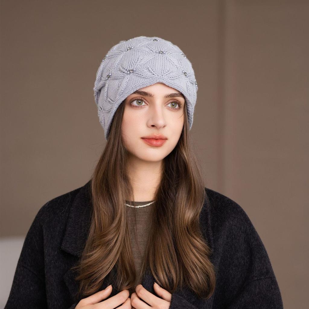 Autumn and Winter Knitted Stacking Cap, Ear Protector, Warm Sleeve, Wool Cap