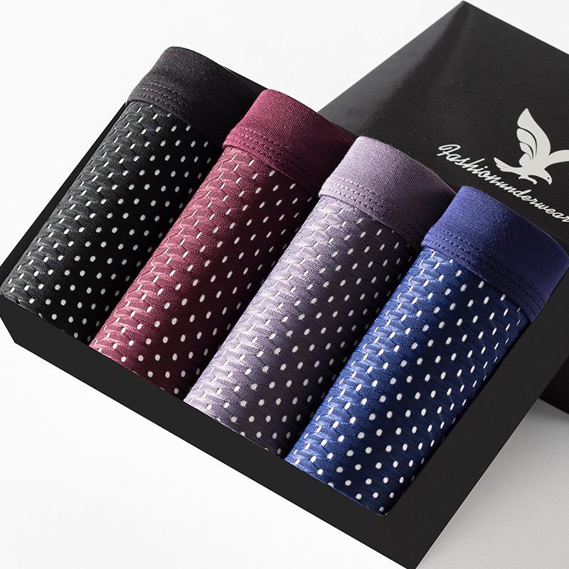 

Мужские боксеры-брифы из сетчатого ледяного шелка больших размеров, дышащие, со средней посадкой 3XL