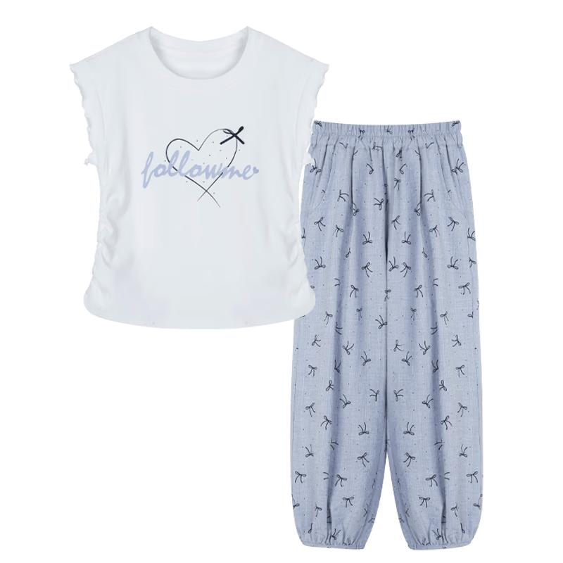 Foluomi Girls  Summer Two-Piece Set 160