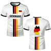 New German Flag 3D Print T-Shirt 2026 Summer Outdoor Sports Breathable Quick-Drying Jersey Men's Women's Soccer Training Apparel