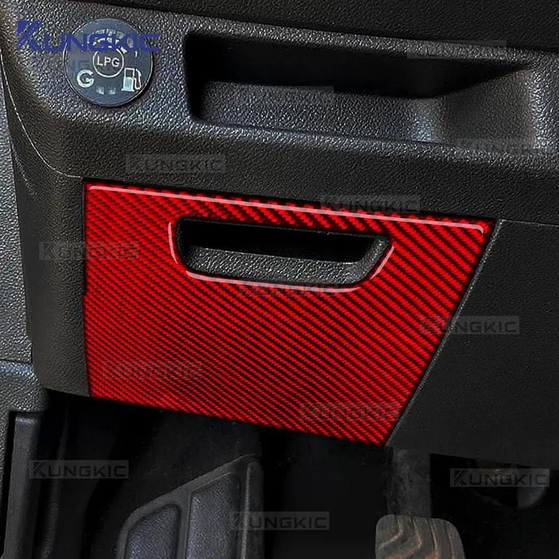 For Renault Clio 5 MK5     2024 2025 LHD Real Soft Carbon Fiber Car Fuse Box Panel Interior Trim Sticker