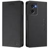 For Motorola Moto G05 4G Leather Case RINACASIS RC01 Phone Cover with RFID Blocking Wallet Stand