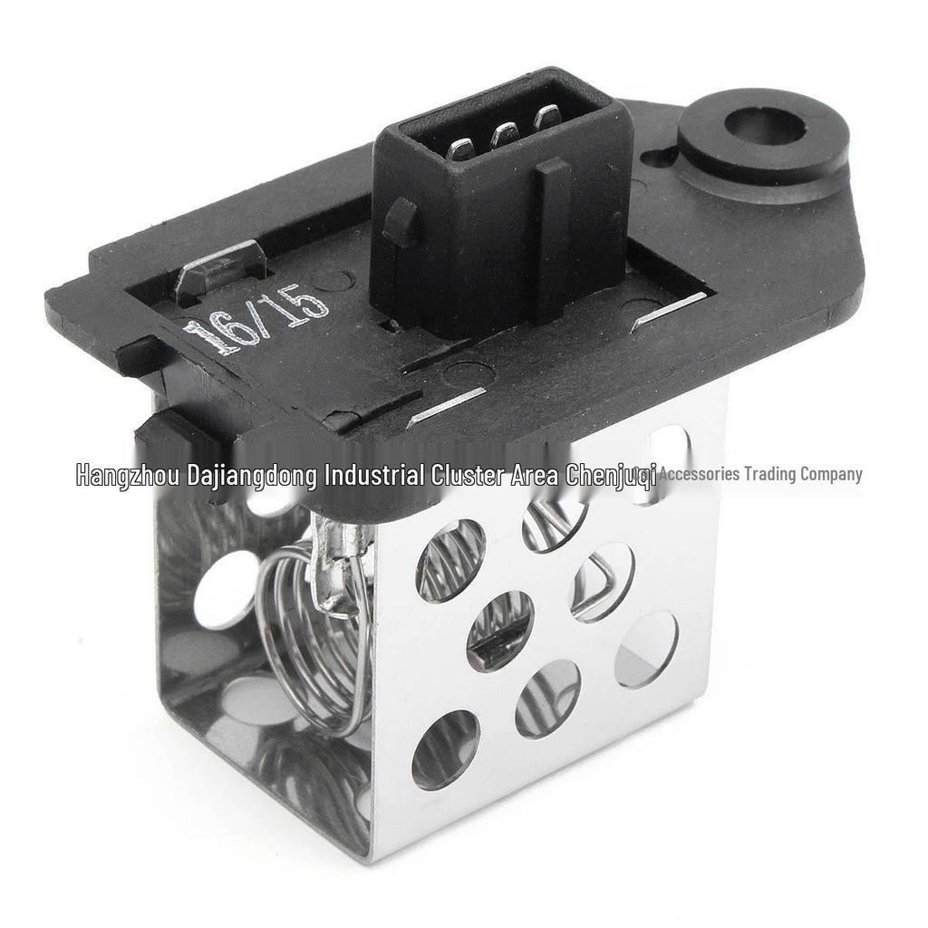 Peugeot/Citroen Blower Resistor 3-Pin (#1267E3) for 206, 307, C2, C3 - Black