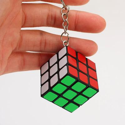 ZCube 3cm 3x3x3 Portachiavi Cubo magico Mini cubo di velocità professionale Puzzle giocattolo educativo per bambini