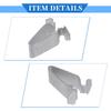 VekAuto 6pcs Durable Metal Silver Tone Interior Trim Mounting Bracket Clips for Volkswagen Passat 1998-2010