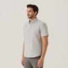 FERRAROMILANO Solid Seersack Shirt L/Grey (Amsftwb20232)