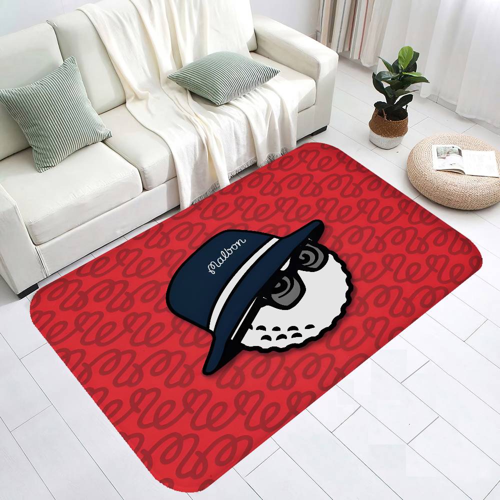 M-Malbon Luxury Long Rugs Nordic Style Bedroom Living Room Doormat Home Balcony Anti-Slip Toilet Rug