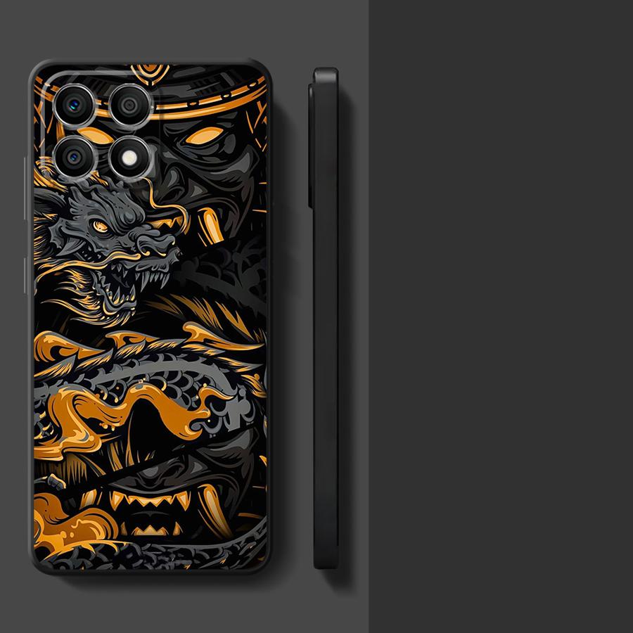 Dragon Pattern Phone Case for Motorola Moto G30 G51 G60S G71 G22 G32 G52 G72 Edge 20 Lite 30 Neo 30 Fusion Soft Cover