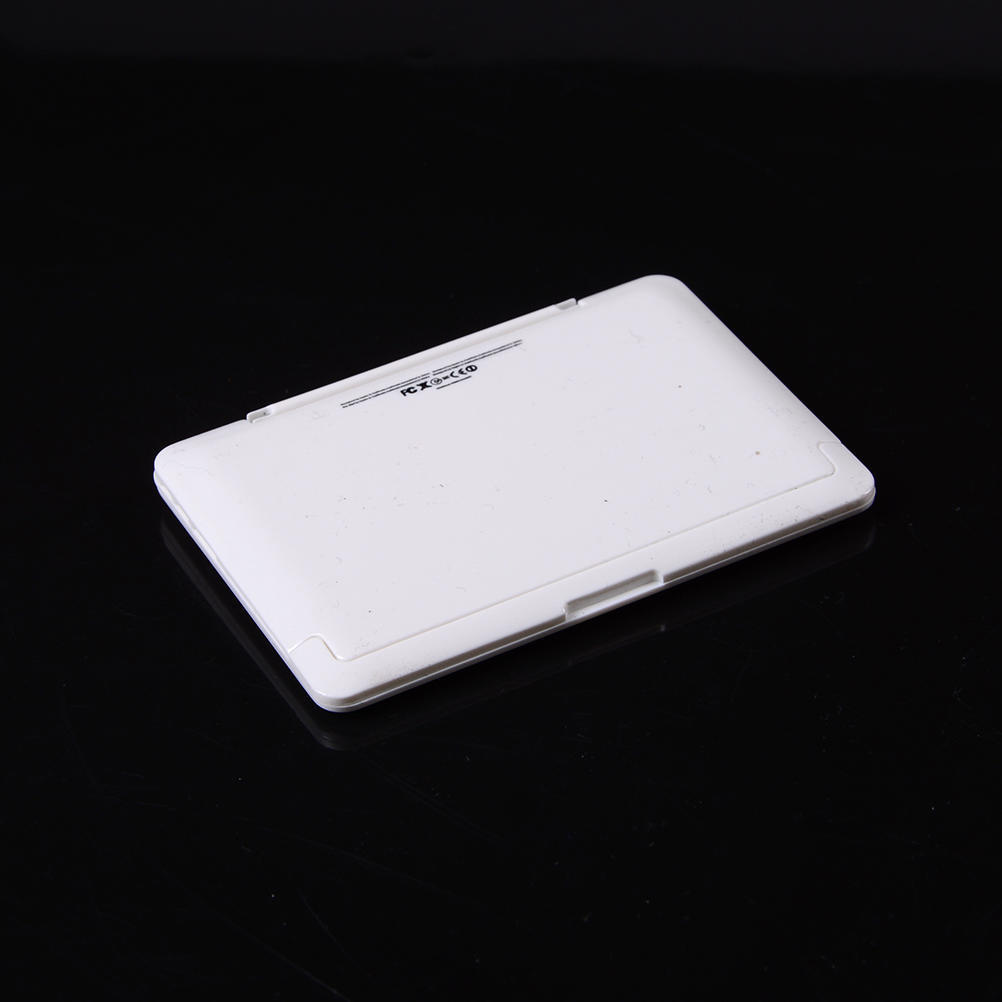 

Мини Карманный Ноутбук Macbook Air Прозрачное Стекло Женское Косметическое Зеркало для Красоты 0 белый