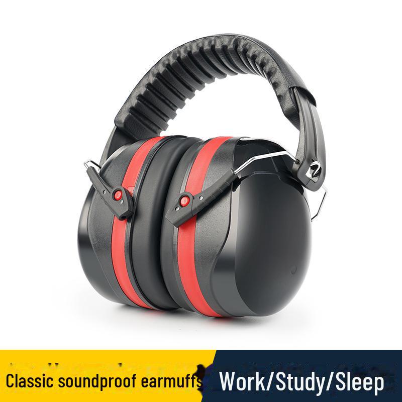 Noise-Cancelling Earmuffs for Sleep, Drums, Dorm, Study, Shooting, Industrial Protection, Noise Reduction