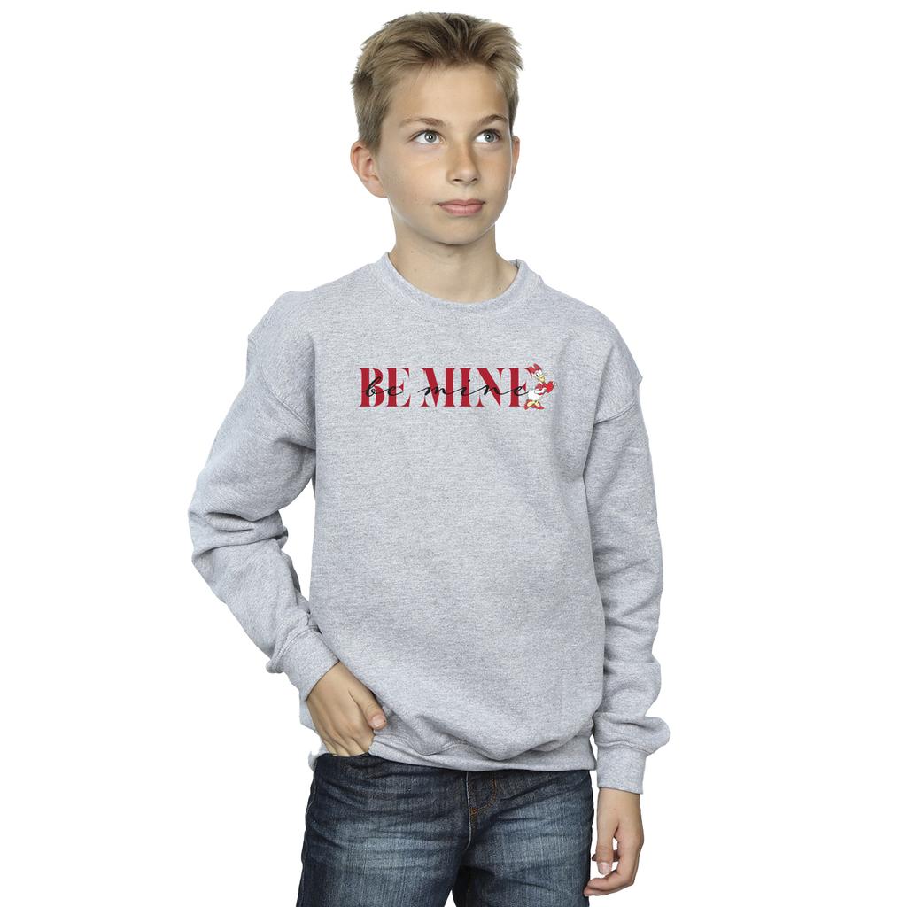 Disney Boys Be Mine Daisy Duck Valentine Sweatshirt