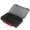 Multifunction PVC Double Layer Lure Tool Storage Box Fishing Bait Accessory GrayLure Box