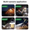 LED Rechargeable Flashlight Camping Lantern Super Bright Portable Hanging Tent Lamp Waterproof Hiking Fishing Outdoor