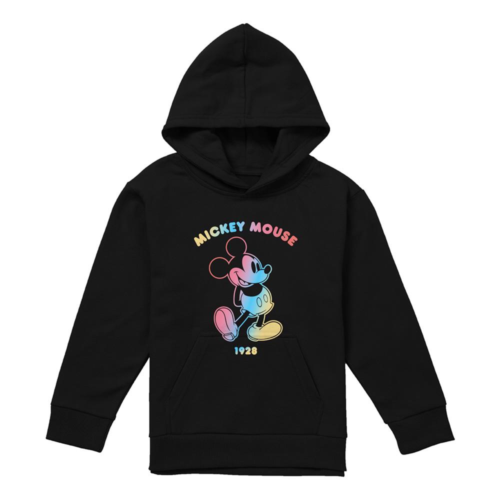 Disney Childrens/Kids Mickey Mouse Gradient Outline Heather Hoodie