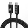 Thunderbolt 5 USB C To USB C Aluminum Metal Case 80Gbps High Speed Data Type C PD Cable