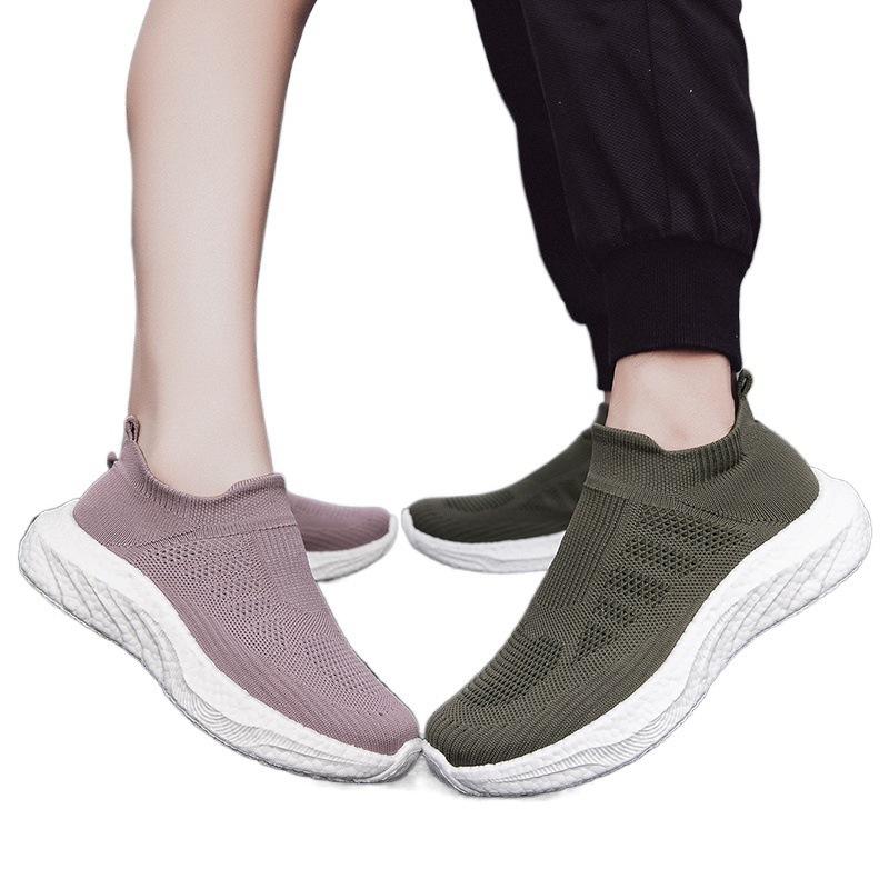 Frühlings-Fliegenweberei Socken Schuhe Sportschuhe Freizeitschuhe Große Größe