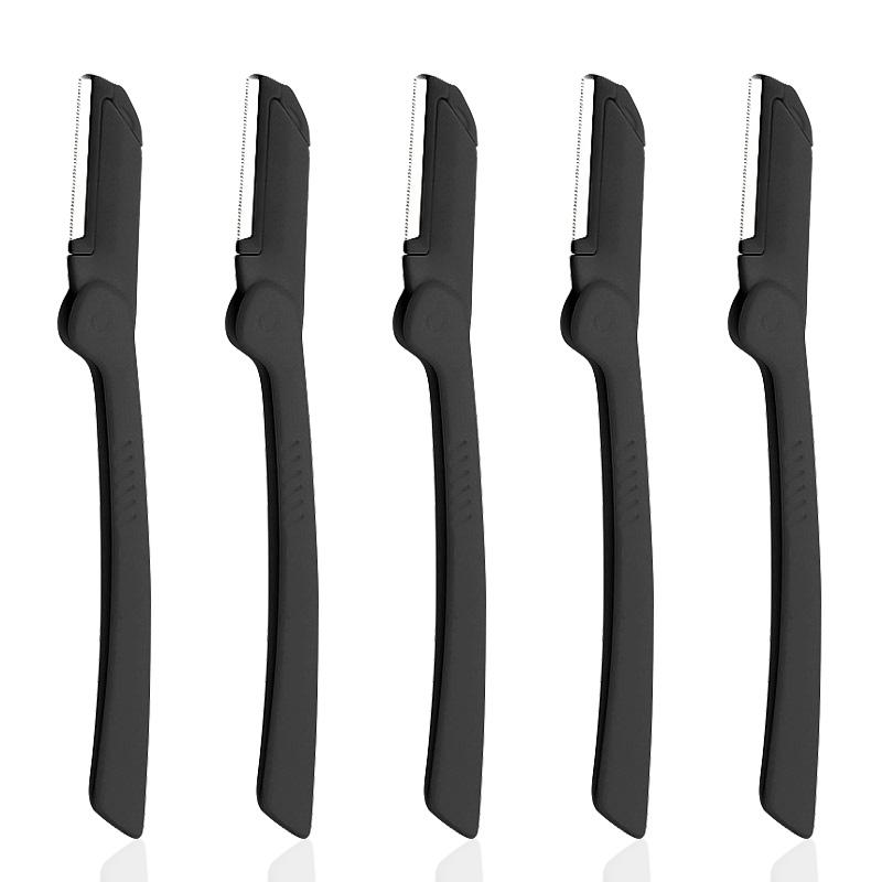 5/3pcs Ladies Face Shaver Eyebrow Trimmer Portable Face Razor Eye Brow Blades Shaping Scissors Hair Removal Beauty Tools