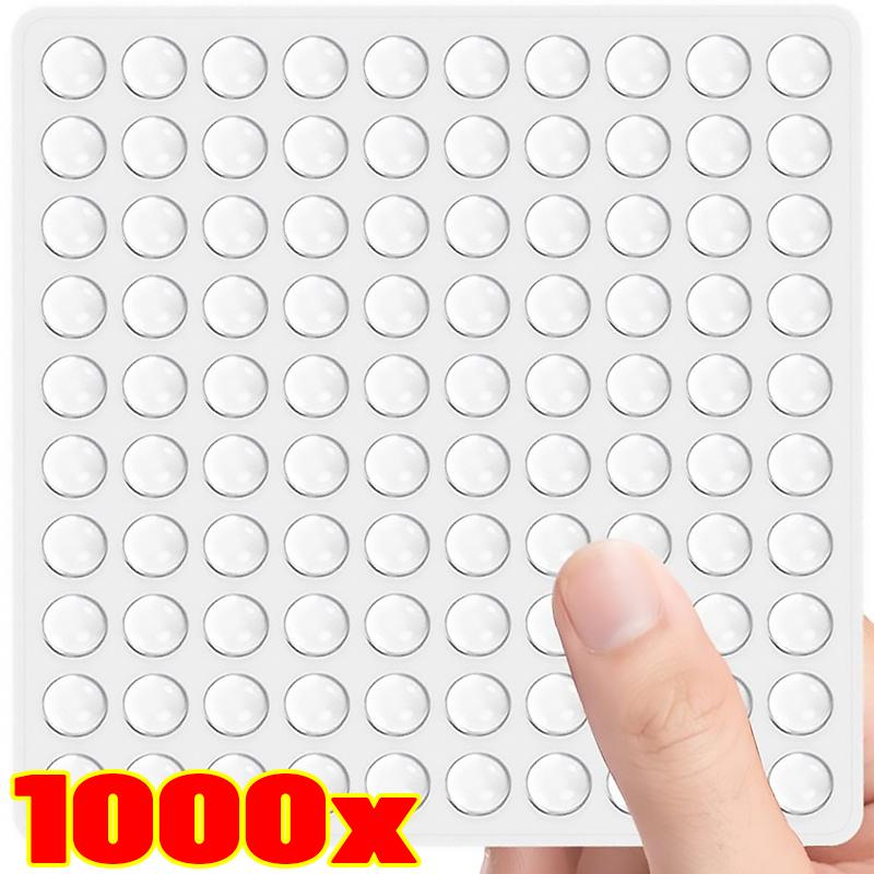 Transparent Door Stop Self-Adhesive Rubber Damper Buffer Cabinet Bumpers Silicone Dot Cushion Furniture Protective Pad Wholesale