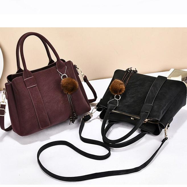 IELGY Retro Fashion Handbag Large Capacity Commuter Messenger Bag