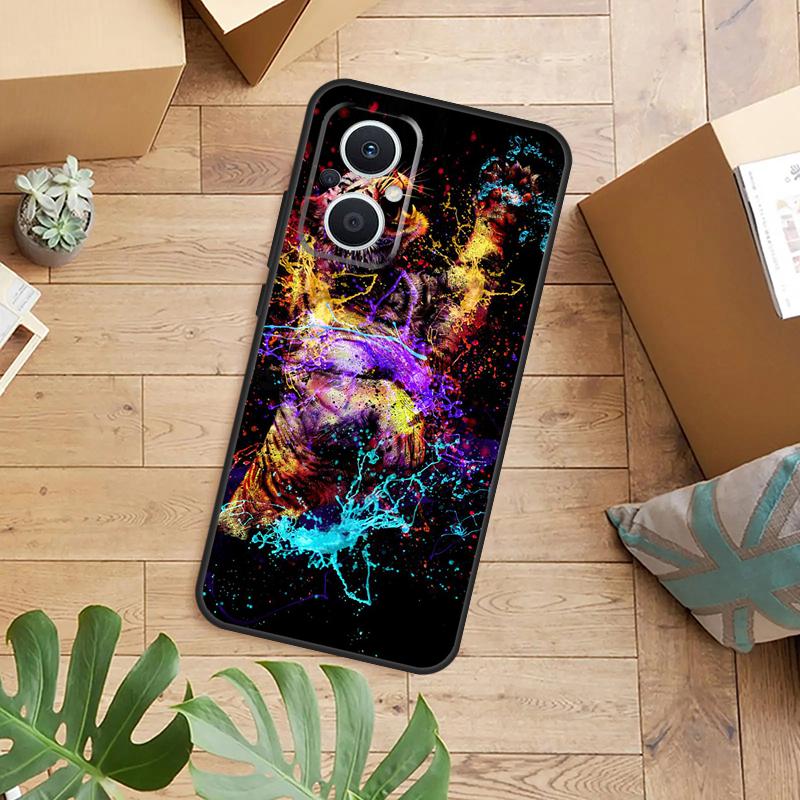 

Tiger Face Phone Case For OPPO Reno 14 12 11 13 F 10 Pro 8T 7 8 Lite OPPO Find X8 X6 X5 X9 Pro Cover OPPO Reno8 5G