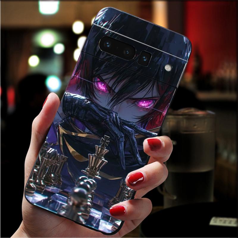 For Google Pixel 10 9 Pro XL Silicone Phone Soft Case For Google Pixel 9A 8A 7A 6A 5 Cover Shell Code Geass Cc Lelouch