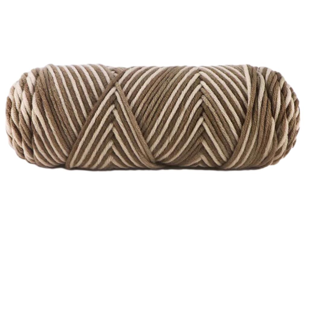 Milk Cotton Thread Colorful Milk Cotton Yarn Soft Comfort Milk Cotton Crochet Knitwear DIY Hand Knitting Yarn Mulitcolor