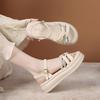 2025 Women's Shoes Wear Beach Shoes Summer Casual Sandals Women's Light Fashion Word with Thick-soled Cool Slippers