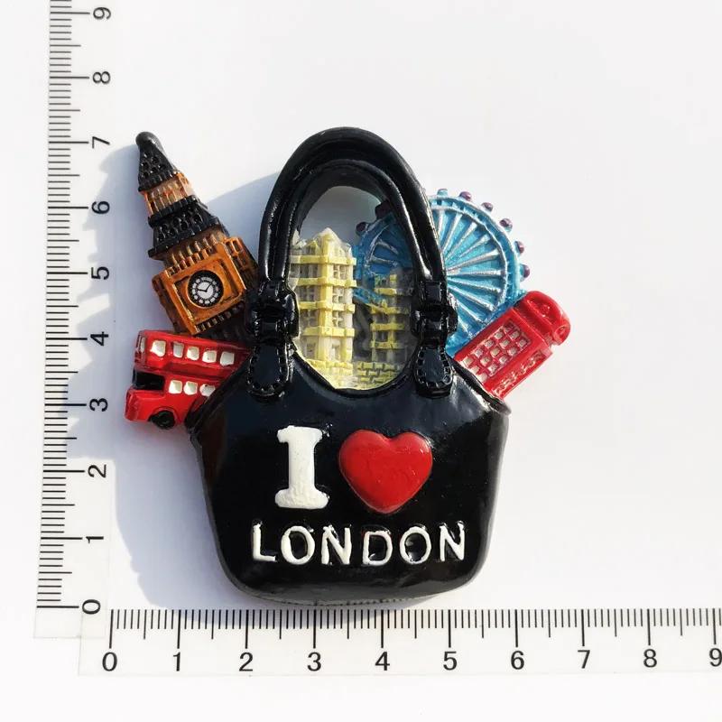 Britain Fridge Magnets London Tourist Souvenirs England Fridge Stickers Home Decor Wedding Gifts Photo Wall Magnetic Stickers