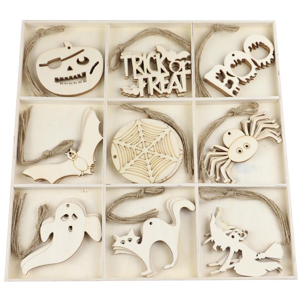 DIY Holz-Halloween-Dekorationen: Kreatives Basteln & Hängende Dekorationen für Feste