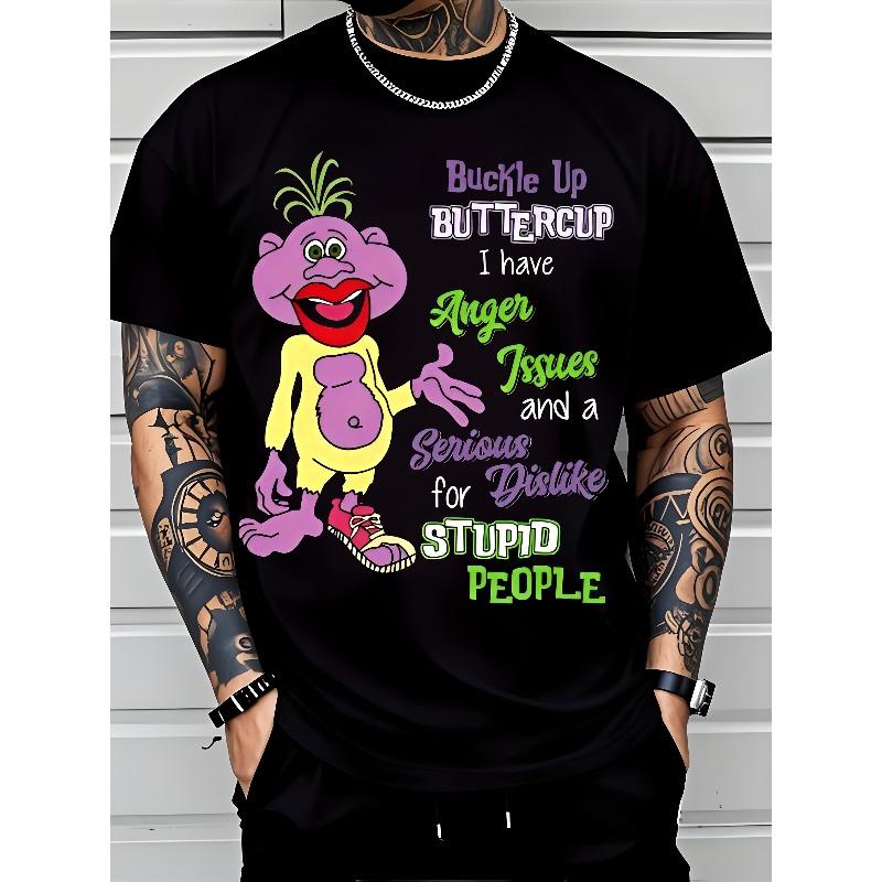 European sizes How Can You Be Ugly, Angry, Stupid And Still Like My T-shirt 4XL чёрный