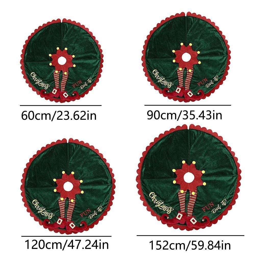 Add Festive Atmosphere Under Tree Mat Comfortable Touch Christmas Tree Foot Cover  Home