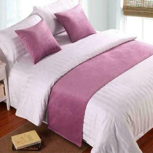 European Style Luxury Velvet Bed Runner Throw Home Hotel Decoration Bed Flag Wedding Bedroom Bed Tail Towel Pillowcase