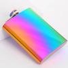 8oz Portable Outdoor Stainless Steel Flask - Electroplated Seven-Color Baijiu Bottle Set