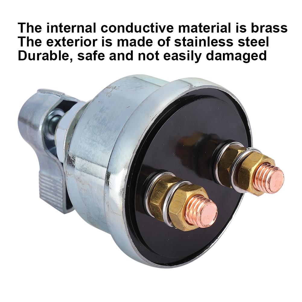 125A 860V Autobatterieschalter Trennschalter Klemme Hauptisolator für Boot Marine 12V 24V