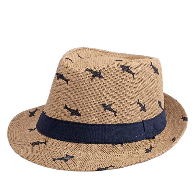 2025 New Korean Trendy Sun Hats British Top Hat Women's Men's Grometric Straw Hat Belt Jazz Hats Couple Beach Hat Fedoras Cap