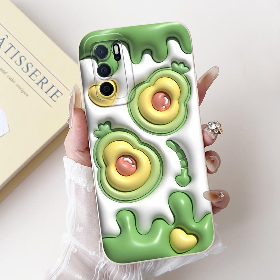 For OPPO A16 Case A16S A54S Soft Silicone Phone Case For Oppo A16 CPH2269 Cartoon Fundas For OPPOA16s CPH2271 Cover A 54s Bumper