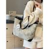 Korean Version of Fashionable Large-capacity Casual Bag Women's 2025 Spring and Summer Cute Versatile Tote Bag Commuting To Work Shoulder Bag