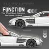 1:24 SLR GTR F1 Sports Car Model Toy Alloy Diecast Shock Absorption Supercar Sound Light Doors Opened Models Kids Christmas Toys