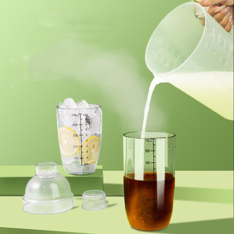All-in-One Cocktail Shaker & Lemon Tea Making Kit 1000ml Shaker Cup Blender Pour Popsicles Bar Accessories Home Bars