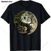 Classic Tree of Life Yin Yang Design T-Shirt Man's T-shirt Leisure T Shirt Kawaii Men Clothing Cotton Beach Short Sleeve