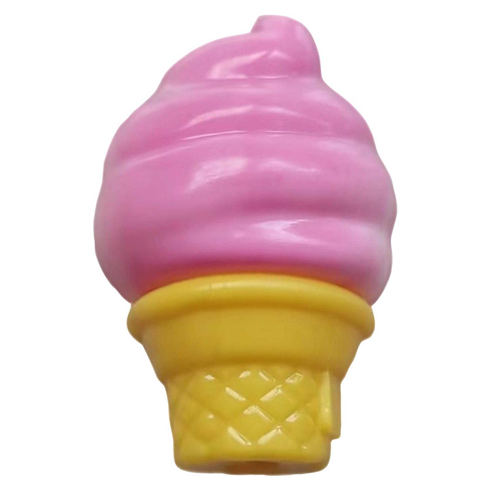 

Soft Ice Cream Cone Shaped Slow Rising Toy for Stress Relief and Sensory Play Suitable for All Ages One Size розовый
