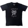 Motorhead 'England' Embellished T Shirt NEW