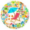 50 Stück Sommer Strand Urlaub Cartoon Graffiti Aufkleber DIY Handy Gitarre Laptop Notizbuch Koffer Tasse Wasserdichter Aufkleber Kinderspielzeug