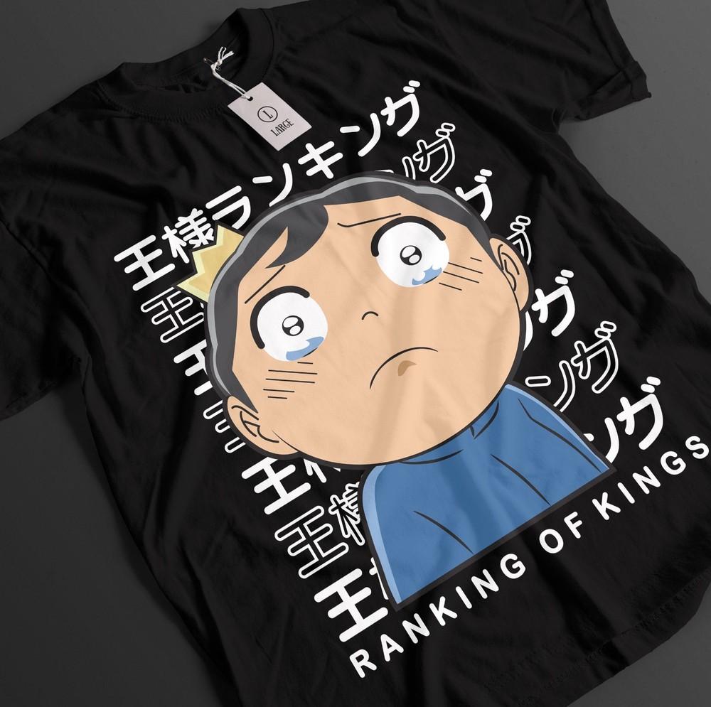 

Ranking Of Kings Shirt Bojji Tshirt Kage T-Shirt Daida Top Hiling King Anime Tee M