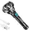 Searchlight  USB Rechargeable Flashlight  Highlight Powerful LED Flashlight Super Bright  Portable  Lighting LED Camping Light